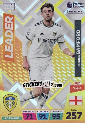 Cromo Patrick Bamford - English Premier League 2022-2023. Adrenalyn XL - Panini