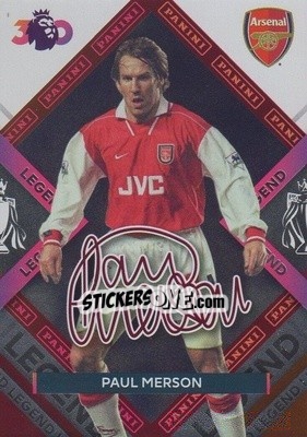 Sticker Paul Merson - English Premier League 2022-2023. Adrenalyn XL n. LS-PM - Panini