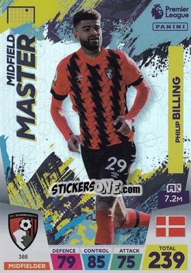 Figurina Phillip Billing - English Premier League 2022-2023. Adrenalyn XL - Panini