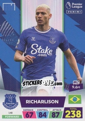 Sticker Richarlison - English Premier League 2022-2023. Adrenalyn XL n. 148 - Panini