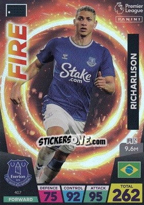 Sticker Richarlison - English Premier League 2022-2023. Adrenalyn XL - Panini