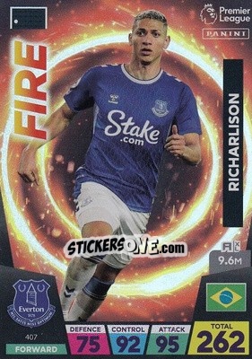 Sticker Richarlison - English Premier League 2022-2023. Adrenalyn XL n. 407 - Panini