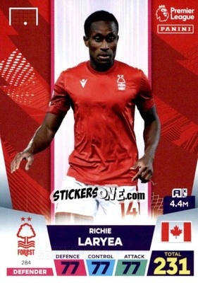 Sticker Richie Laryea - English Premier League 2022-2023. Adrenalyn XL n. 284 - Panini