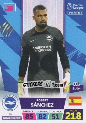 Sticker Robert Sánchez - English Premier League 2022-2023. Adrenalyn XL n. 83 - Panini