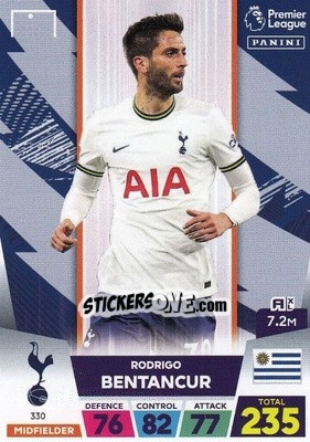 Sticker Rodrigo Betancur - English Premier League 2022-2023. Adrenalyn XL n. 330 - Panini