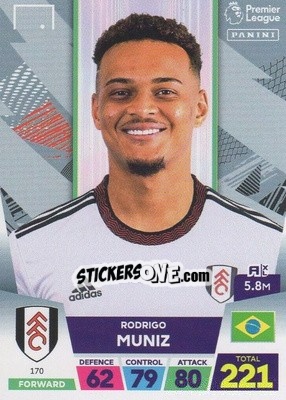 Cromo Rodrigo Muniz - English Premier League 2022-2023. Adrenalyn XL n. 170 - Panini