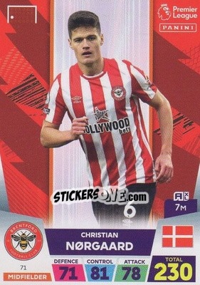 Sticker Sergi Canós - English Premier League 2022-2023. Adrenalyn XL n. 71 - Panini