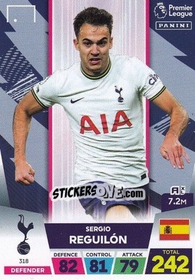 Sticker Sergio Reguilón - English Premier League 2022-2023. Adrenalyn XL n. 318 - Panini