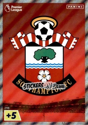 Sticker Southampton Crest - English Premier League 2022-2023. Adrenalyn XL n. 298 - Panini