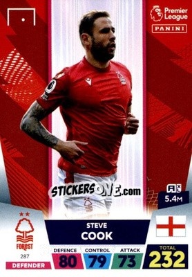 Sticker Steve Cook - English Premier League 2022-2023. Adrenalyn XL - Panini