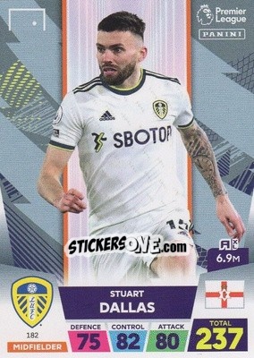 Sticker Stuart Dallas - English Premier League 2022-2023. Adrenalyn XL n. 182 - Panini