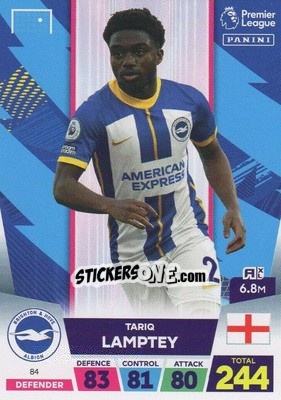 Sticker Tariq Lamptey - English Premier League 2022-2023. Adrenalyn XL n. 84 - Panini