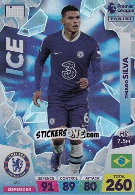 Sticker Thiago Silva - English Premier League 2022-2023. Adrenalyn XL n. 411 - Panini
