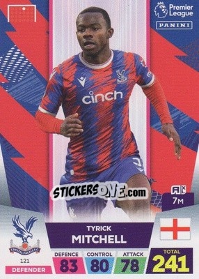 Sticker Tyrick Mitchell - English Premier League 2022-2023. Adrenalyn XL n. 121 - Panini