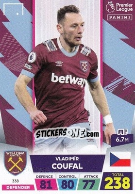 Sticker Vladimír Coufal - English Premier League 2022-2023. Adrenalyn XL - Panini