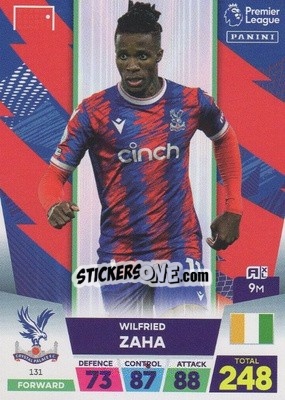 Sticker Wilfried Zaha - English Premier League 2022-2023. Adrenalyn XL - Panini