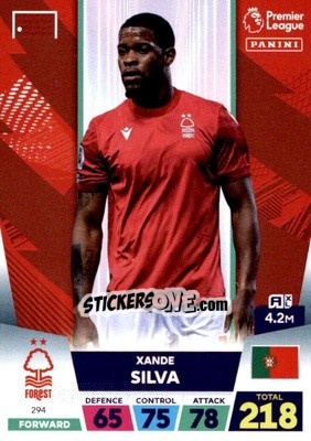 Sticker Xande Silva - English Premier League 2022-2023. Adrenalyn XL n. 294 - Panini
