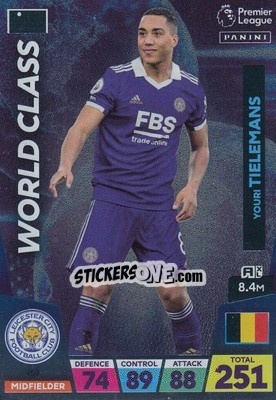 Sticker Youri Tielemans - English Premier League 2022-2023. Adrenalyn XL n. 459 - Panini