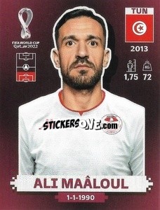 Cromo Ali Maâloul - FIFA World Cup Qatar 2022. Oryx Edition - Panini