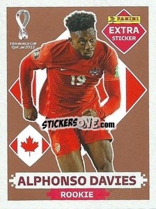 Figurina Alphonso Davies (Canada) - FIFA World Cup Qatar 2022. Oryx Edition - Panini