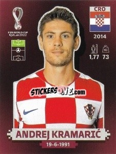 Cromo Andrej Kramarić - FIFA World Cup Qatar 2022. Oryx Edition - Panini