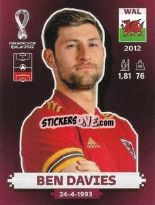 Sticker Ben Davies - FIFA World Cup Qatar 2022. Oryx Edition - Panini