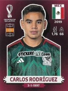 Sticker Carlos Rodríguez - FIFA World Cup Qatar 2022. Oryx Edition - Panini