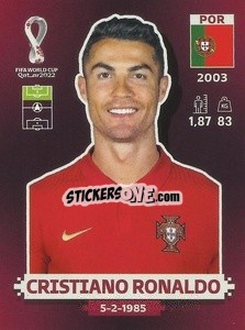 Sticker Cristiano Ronaldo - FIFA World Cup Qatar 2022. Oryx Edition - Panini