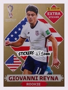 Figurina Giovanni Reyna (USA) - FIFA World Cup Qatar 2022. Oryx Edition - Panini
