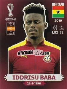 Sticker Iddrisu Baba - FIFA World Cup Qatar 2022. Oryx Edition - Panini