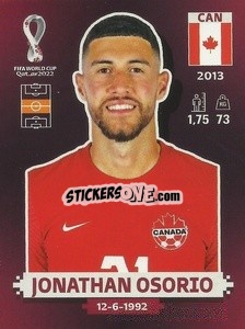 Figurina Jonathan Osorio - FIFA World Cup Qatar 2022. Oryx Edition - Panini