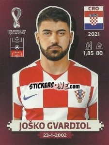 Sticker Joško Gvardiol - FIFA World Cup Qatar 2022. Oryx Edition - Panini