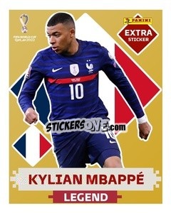 Figurina Kylian Mbappé (France) - FIFA World Cup Qatar 2022. Oryx Edition - Panini