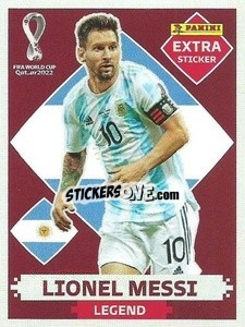 Figurina Lionel Messi (Argentina) - FIFA World Cup Qatar 2022. Oryx Edition - Panini