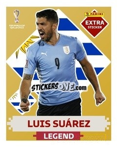 Figurina Luis Suárez (Uruguay) - FIFA World Cup Qatar 2022. Oryx Edition - Panini