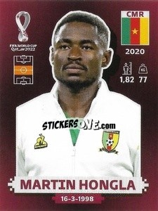 Cromo Martin Hongla - FIFA World Cup Qatar 2022. Oryx Edition - Panini