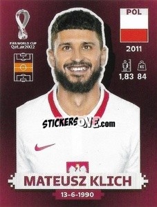 Sticker Mateusz Klich - FIFA World Cup Qatar 2022. Oryx Edition - Panini
