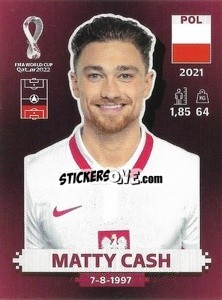 Figurina Matty Cash - FIFA World Cup Qatar 2022. Oryx Edition - Panini