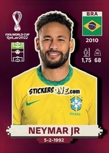 Figurina Neymar Jr - FIFA World Cup Qatar 2022. Oryx Edition - Panini