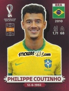 Sticker Philippe Coutinho - FIFA World Cup Qatar 2022. Oryx Edition - Panini