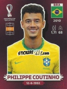 Cromo Philippe Coutinho - FIFA World Cup Qatar 2022. Oryx Edition - Panini