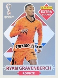 Figurina Ryan Gravenberch (Netherlands) - FIFA World Cup Qatar 2022. Oryx Edition - Panini