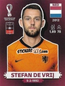 Cromo Stefan de Vrij - FIFA World Cup Qatar 2022. Oryx Edition - Panini