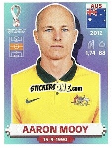 Sticker Aaron Mooy - FIFA World Cup Qatar 2022. US Edition - Panini