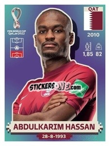 Cromo Abdulkarim Hassan - FIFA World Cup Qatar 2022. US Edition - Panini
