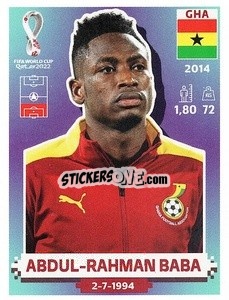 Sticker Abdul-Rahman Baba - FIFA World Cup Qatar 2022. US Edition - Panini