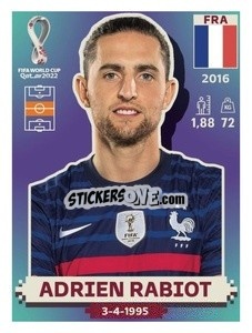 Cromo Adrien Rabiot