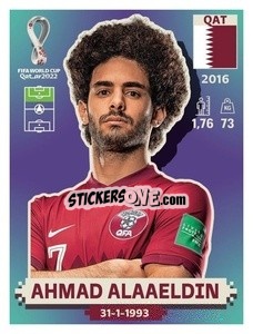 Sticker Ahmad Alaaeldin - FIFA World Cup Qatar 2022. US Edition - Panini