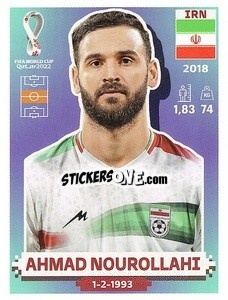 Sticker Ahmad Nourollahi - FIFA World Cup Qatar 2022. US Edition - Panini
