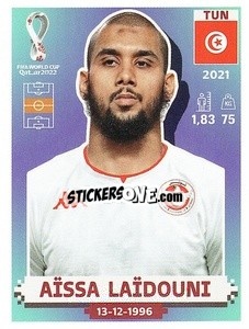 Sticker Aïssa Laïdouni - FIFA World Cup Qatar 2022. US Edition - Panini